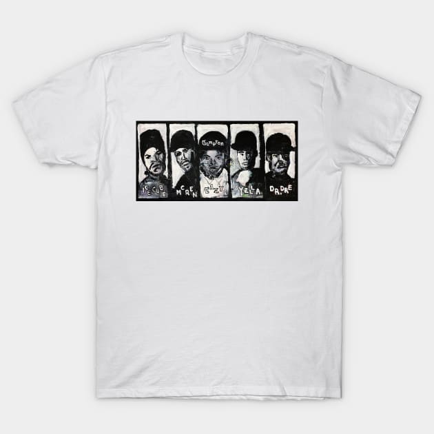 N.W.A. T-Shirt by ElSantosWorld